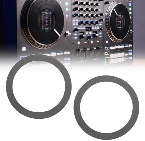 WIKIBB For Rane Performer Turntable Controller Scratch DJ Slipmats 17.8 cm Slip Rings Mat