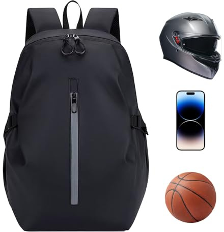 Motorrad-Rucksack - 50 x 3 cm Motorradhelmtasche, geräumige Aufbewahrungslösung | Laptop-Rucksack mit großer Kapazität mit großem Stauraum, Helm-Rucksack für Fahrradreisen, Basketball, Männer
