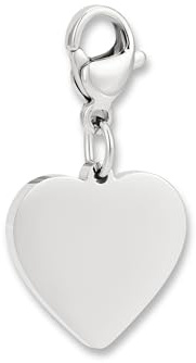 GD GOOD.designs Charms Anhänger mit Karabiner-Verschluss | Kettenanhänger aus 316L Edelstahl | Charm für Bettelarmband in Silber | Wasserfest & Hypoallergen