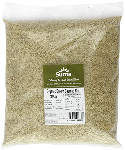 Suma Organic Brown Basmati Rice 3 kg