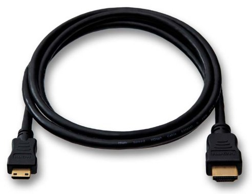 SvediTec Cavo HDMI adatto per fotocamera digitale Canon EOS 600D – Mini C – contatti placcati oro – Lunghezza 1,5 m