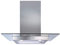 CDA 60cm Flat Glass Chimney Cooker Hood - Stainless Steel