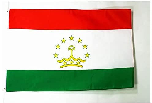 BANDIERA TAGIKISTAN 150x90cm - BANDIERA TAGIKA 90 x 150 cm - AZ FLAG
