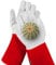 NoCry dornensichere und stichfeste Gartenhandschuhe aus Leder mit extra langem Unterarm-Schaft, verstärkten Handflächen und Fingerspitzen, Größe L, 1 Paar