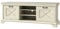 Forte Kashmir TV Unterschrank mit 2 Türen, Holzwerkstoff, Pinie Weiß, B x H x T: 147,4 x 66,3 x 48,2 cm