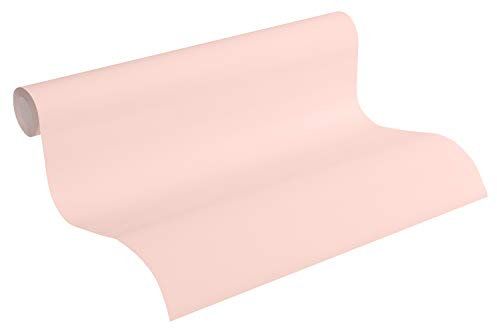 Esprit Vliestapete Tapete Uni 10,05 m x 0,53 m rosa Made in Germany 366772 36677-2