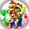 Für den Geburtstag ein Tortenbild, mit dem Motiv: Super Mario, Essbares Foto für Torten, Tortenbild, Tortenaufleger Ø 20cm ESSPAPIER Super Mario Nr. 17