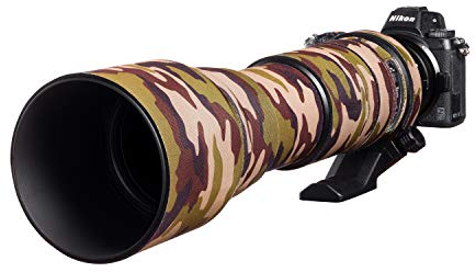 ASYCOVER Oak Protector DE Lente pour TAMRON 150-600 Marron CAMUFLAJE