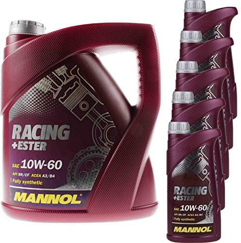 9 Liter Orignal MANNOL Motoröl SAE 10W-60 RACING+ESTER Engine Oil Öl 11191818
