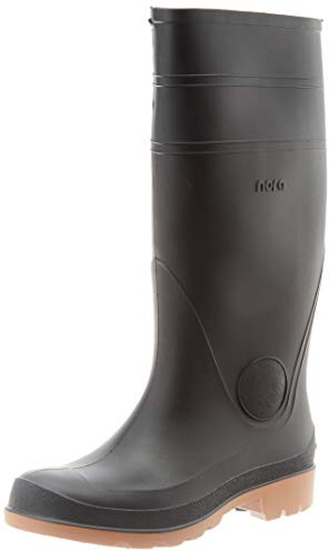 Nora Como, Stivali in Gomma Unisex-Adulto, Nero, 39 EU