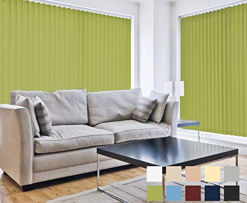 etusimo Lamellenvorhang 190 x 150 cm, Grün