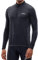 Herren Kurzarm/Langarm Radtrikot Fahrradtrikot Radshirt Fahrradshirts Fahrradbekleidung für Männer mit Elastische Atmungsaktive Schnell Trocknen Stoff (039 Black, XL)