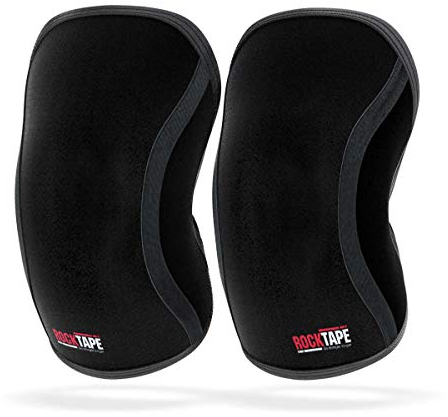 RockTape Unisex Assassins RockTape Assassins Knee Sleeves Workout Knee Support Neoprene Durability and Comfort Black S Pa, Black, S UK