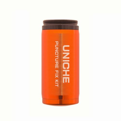 UNICHE Bike Puncture Repair kit, Tubeless Tyre Repair Kit for MTB and Bike | Fix a Tubeless Tyre Puncture - Includes Storage Canister, Plugger Tool and Bacon Strips