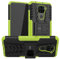 Funda para móvil Xiaomi Redmi Note 9 con Soporte Protección 360 Grados 2 en 1 Carcasa Dura Resistente Antigolpes Protectora Heavy Duty Rugged Armor Case Bumper (Xiaomi Redmi Note 9, Verde)