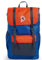 Invicta Zaino CHAT Colorblock, Arancione-Blu, per Laptop 15,6'', Studio Lavoro e Tempo Lavoro