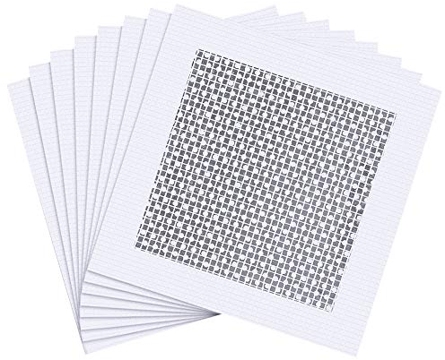 Lot de 8 patchs de réparation muraux en fibre de verre pour cloison sèche - Pour couvrir les fissures et les trous sur les clôtures en vinyle - Patchs autocollants en aluminium