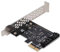 6-Gbit/S-Erweiterungsadapterkarten, PCI-E-Karten PCI Express für SATA 3.0 2-Port SATA III, Plug and Play