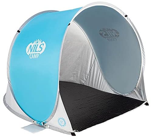 NILS NC3173 Strandzelt mit selbsttragendem Boden, Camping, UV-Schutz