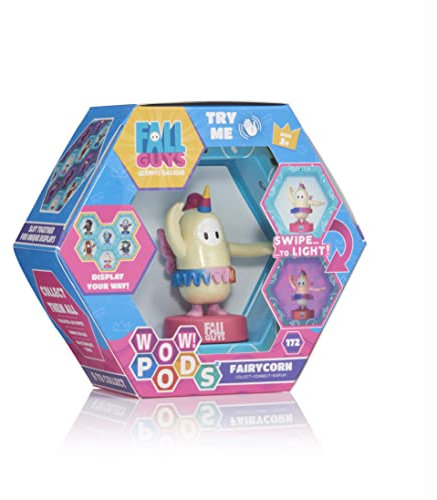 WOW! PODS Fall Guys: Ultimate Knockout - Fairycorn Light-up Bobble-Head Figure | Official Merchandise, Collectibles, Toys and Gifts | For Fall Guys Fans