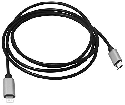 iOS 17 to MicroUSB OTG Cable Compatible with Shure MV5, MV51, MV88+ and Mvi (AMV-LTG15), Motiv Products, 1.5m 5feet, for iPhone 14 13 12 Mini Pro Max,11, Xs Xr, New SE 8, AMV-LTG15 Replacement