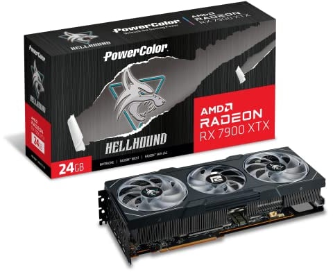 PowerColor RX 7900 XTX 24G-L/OC AMD Radeon RX 7900 XTX 24 Go GDDR6