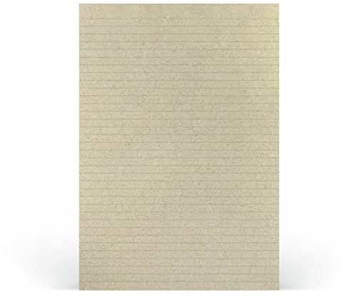 Generisch Graspapier Schreibblock DIN A4 Liniert Nachhaltig Notizblock 50 Blatt