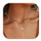 Chriscoco Kette mit Buchstabe 𝐒𝐢𝐥𝐛𝐞𝐫 𝟗𝟐𝟓 Halskette mit Buchstaben Gold/Silber Kette Damen Hypoallergene Herzkette Anfangsbuchstaben Silberkette Damen - Mit Schmuckschatulle