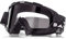 KINGBIKE Motocross Brille Mtb Brille Dirt Bike ATV Crossbrille goggle Sicherheit Tactical Riding Motorradbrillen für Herren Damen Jugend Fit ÜBer Brille (Schwarz-Durchsichtig, Erwachsene)