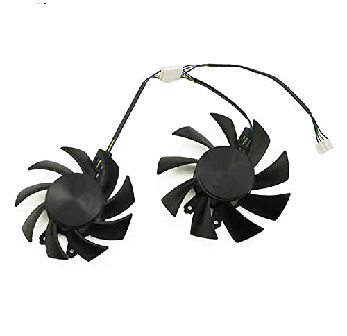 RAKSTORE GA82S2H GA72S2U Ventilateur de carte graphique silencieux compatible avec Zotac GTX 1660 1660 Super 1660 Ti