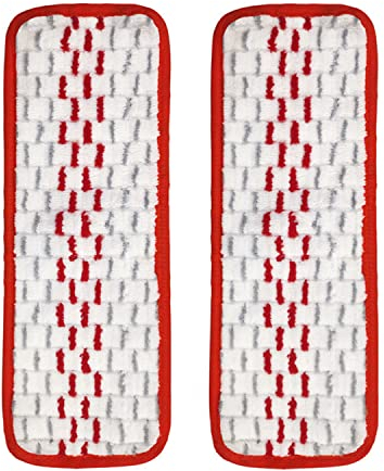 2 Pack Microfibre Floor Mop Cloth Replacement for Vileda UltraMax Mop Refill Washable Spray Flat Mop Pads