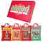 ahead Fruchtgummi Mixbox 12 x 50g | Süßigkeiten Ohne Zuckerzusatz | Nur 1g Zucker & 73 Kalorie mit 97% Weniger Zucker* | Low Carb Süßigkeiten | 4 Sorten: Sweet Peaches, Cola, Sour Cherries