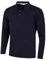 Calvin Klein Mens Long Sleeve Campus Polo Shirt - Navy - L