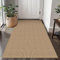 Ivissy Geflochtener Teppich, 90 x 150 cm, waschbar, für Eingangsbereich, Überwurf, Teppich, Gummi-Rückseite, Boho-Fußmatte, Inneneingang, Baumwolle, Küchenmatten, gewebter Haustür-Teppich für Foyer,