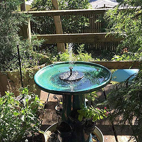 Pompa per Fontana Ad Energia Solare, Decorazione da Giardino Ad Alta Efficienza, Laghetti per Uccelli, Piccole Piscine