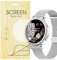 Skyband Compatible pour [3 Pièce Protector] 9H Protection Ecran en Verre Trempé Compatible pour Fitnynxos Montre Connectée Femme 1.27 (3 Pièce Protecteurs)