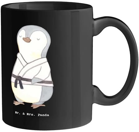 Mr. & Mrs. Panda Tasse Unerschütterliche Judo Trainerin - Geschenk, Danke Judo Trainerin, Danksagung Trainerin, Sportarten Trainerin, Sportart,