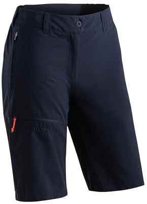 Maier Sports Lulaka Bermuda Loop, Kurze Damen Wanderhose, Wasserabweisende Bermuda für Trekking und Hiking, PFC-frei, mSTRETCH pro 2 und Dryprotec