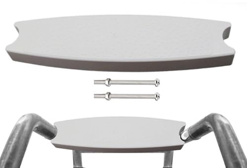 Inroundd Pool-Stufen – robuste Poolleiter mit sicherem Einstieg | Langlebige Poolleiterstufen für Stabilität | Schwimmbad-Trittflächen für Komfort und rutschfesten Zugang zum Pool