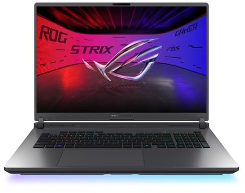 ASUS ROG Strix G18 G815LR-S9109W - Intel Core Ultra 9 - 275HX / jusqu'à 5,4 GHz - Win 11 Home - GeForce RTX 5070 Ti - 32 Go RAM - 1 To SSD NVMe - 18 2560 x 1600 [WQXGA] @ 240 Hz - 2.5 Gigabit Ethernet