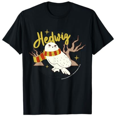 Hedwig Magische Eule mit Schal Kunst T-Shirt