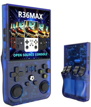 Open Source Sistema Linux R36MAX Retro Console di gioco, portatile palmare Consoles per videogiochi, 4.0-in 4 k HD IPS schermo con 64G Built-in 10000 giochis classici,2025 Nuovo