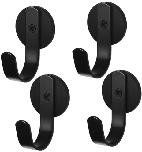 Colgador magnético para corona, imanes resistentes con gancho para refrigerador, decoración de Navidad, ganchos magnéticos para puerta delantera de metal, gancho de crucero para colgar cabinas o