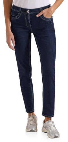 Cecil Damen Mid Waist Straight Leg Jeans im Casual Fit 3818215