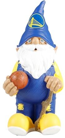 FOCO Unisex-Erwachsene Garden GNOME Golden State Warriors Gartenzwerg, Teamfarbe, Einheitsgröße
