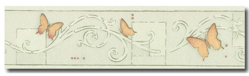 Borte Bordüre Schmetterling Kinderzimmer