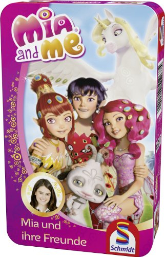 Schmidt Spiele 51267 – Mia and Me, Mia und ihre Freunde, Bring mich mit Spiel in der Metalldose