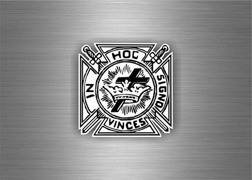 Akachafactory Selbstklebend Wandtattoo Ordnung Malta Tempelritter Knights Kreuzzügen Templar Crusader T