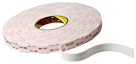 3M Ruban mousse adhésif double face acrylique VHB 4932 P, Blanc, 12 mm x 33 m