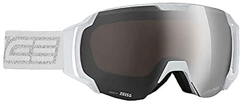 SALICE 619DARWF Skibrille Uni – Erwachsene, Weiß RW/Schwarz, M